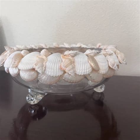 All White Oval Custom Seashell Mirror Etsy