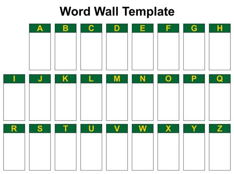 7 Best Personal Word Wall Printables – Printablee with regard to Blank ...