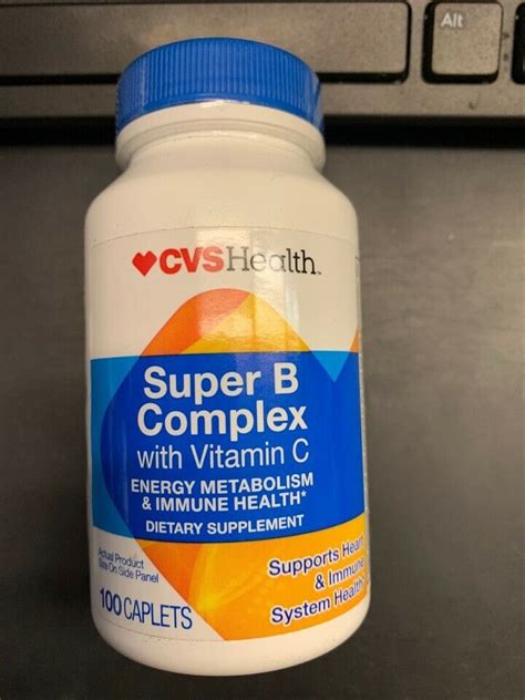 Cvs Health Super B Complex With Vitamin C Immune Health B Ct