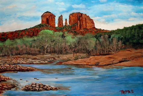 Arizona Desert Scene Painting By William Tremble Fine Art America