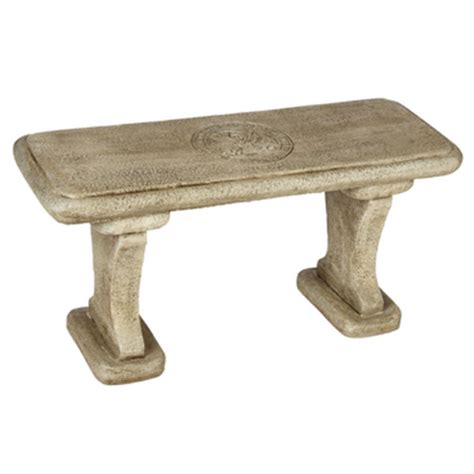 Concrete Military Insignia Bench Solid Rock Stone Works