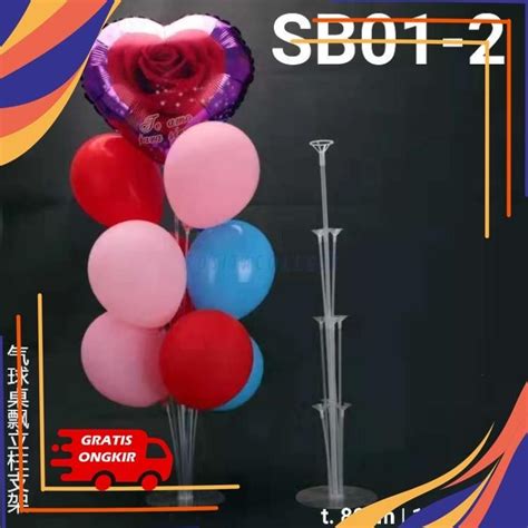 Jual Tiang Standing Tatakan Balon Gate Bulat Sabit Hati Gapura Meja