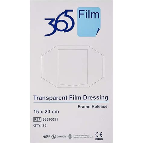 365 Film Wound Dressings 15cm X 20cm Easymeds Pharmacy