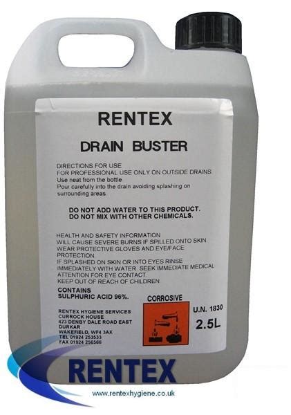 Heavy Duty Drain Unblocker Commercial Drain Cleaner Uk Made