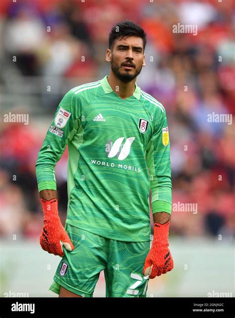 Fulham Goalkeeper Paulo Gazzaniga During The Sky Bet Championship Match