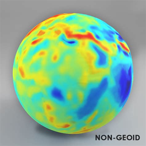 Earth Gravity Map 3D model | CGTrader