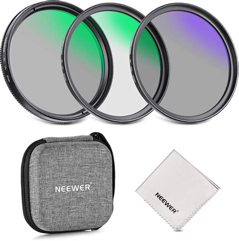 Neewer 52mm Nd Lens Filter Kit Uv Circular Polarizer