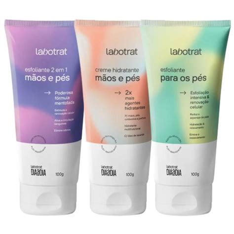 Kit Labotrat Creme Esfoliante E Hidratante M Os E P S Unid