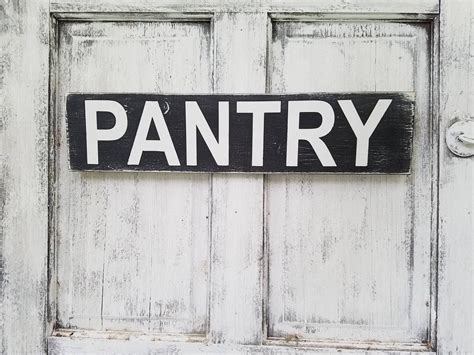 Pantry Sign Rustic Wood Sign Kitchen Sign Farmhouse - Etsy