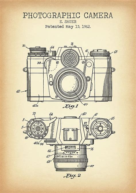 Vintage Camera Vintage Patent Digital Art By Dennson Creative Fine