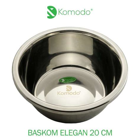 Jual KOMODO BASKOM ELEGAN KOREA STAINLESS UKURAN 20 CM Di Seller