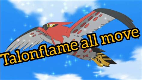 Talonflame All Move Pokemon Move Gamer Youtube