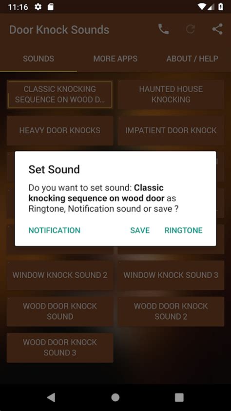 Door Knock Sounds APK для Android — Скачать