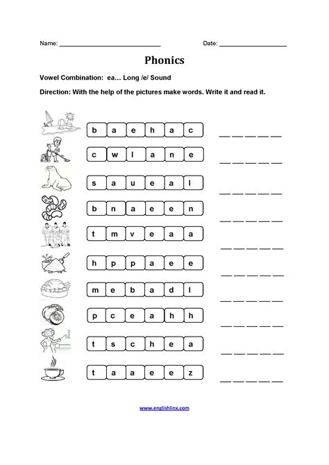 5th Grade Phonics Worksheet