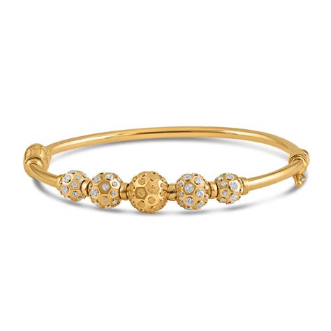 18ct Rose Gold Openable Bangle Online | PureJewels.com