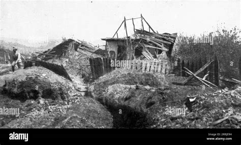 Our Romanian Allies A German Blockhouse Captured By Romanians On The