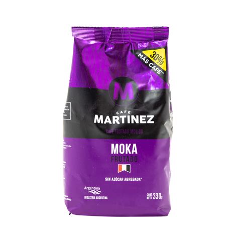 CAFE MARTINEZ MOKA FRUTADO CAFE TOSTADO MOLIDO 330 GR Supermercados Stock