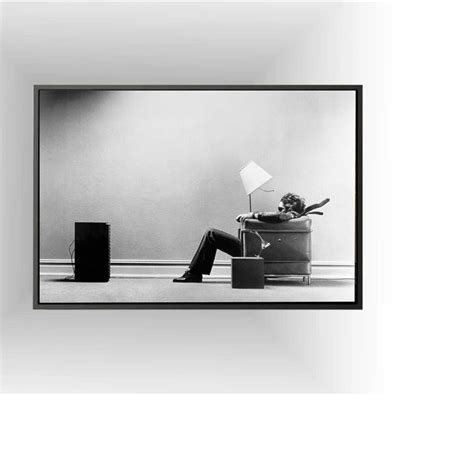 Away Guy Maxell Ad Steve Steigman Poster Blown Canvas Inspire