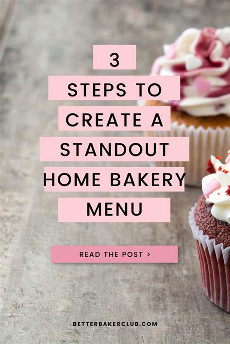 A Step By Step Guide For Planning The Perfect Home Bakery Dessert Menu