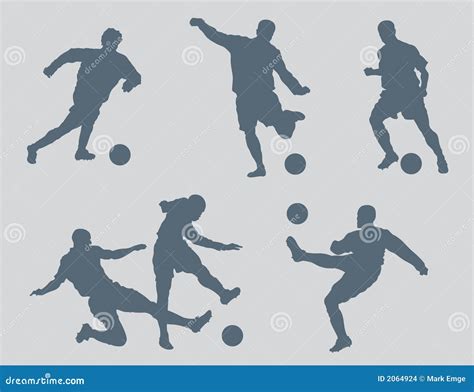 Soccer Figures Vector 2 Stock Vector Illustration Of Champion 2064924