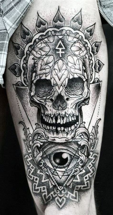 Totenkopf Tattoo Ideen Und Symbolik Tattoos Zenideen