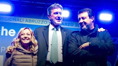 Elezioni Abruzzo Il Crollo Dei Consensi Della Lega Mette In Pericolo