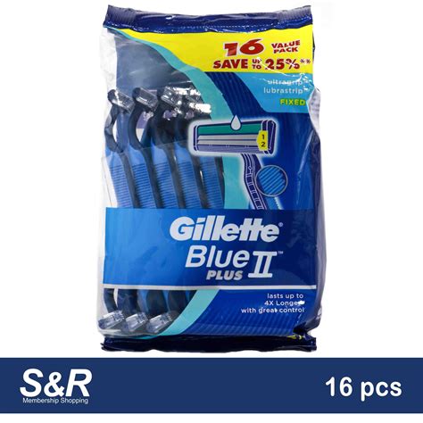 Packs Gillette Blue Ii Plus Disposable Razor Pivot Blade Unisex 10 Razors Ubicaciondepersonas