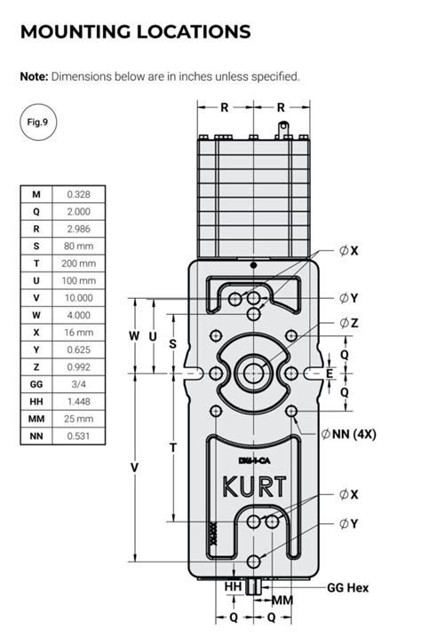 Kurt Dx A Pneumatic Vise Dx A Kurt Workholding