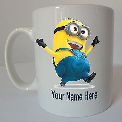 DESPICABLE ME Personalised Minion Mug Birthday Christmas Gift Present