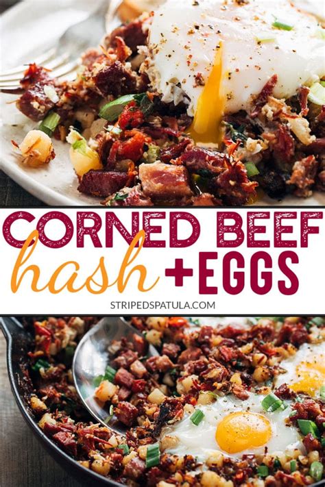 Corned Beef Hash and Eggs | Striped Spatula