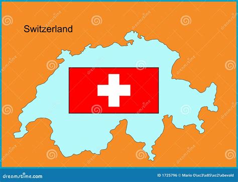 Switzerland Stock Vector Illustration Of Flag Europe