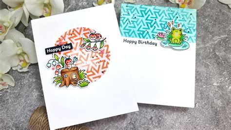 Creating Beautiful Simple Cards With Lots Of White Space Youtube