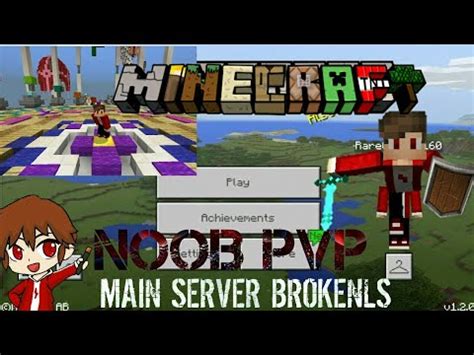 Minecraft Pe Server Brokenlens Youtube