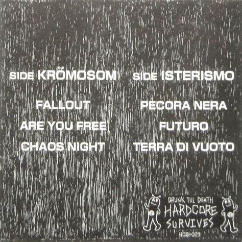 Hardcore Punk KROMOSOM ISTERISMO Hardcore Pollution Split EP 2011