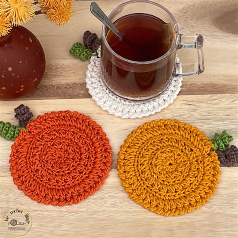 Ravelry Pumpkin Patch Coasters Pattern By The Crochet Village