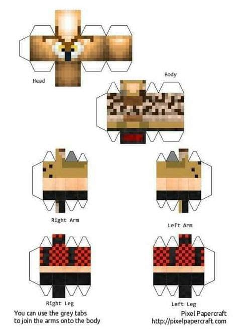 18 ideas de Muñecos minecraft para armar armables de minecraft