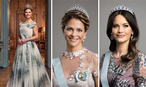 The Swedish Princesses Wear ‘unique’ Tiaras In New Portrait ‘they Are Stunning Uk