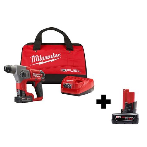 Milwaukee M12 Fuel 12v Lithium Ion Brushless Cordless 5 8 In Sds Plus