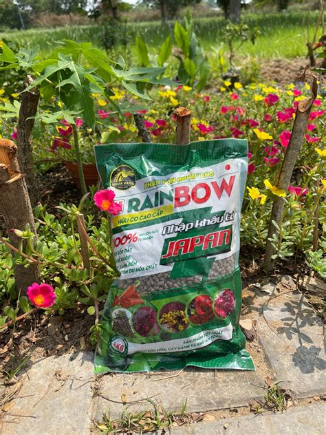 Phân Hữu Cơ Rainbow Gói 1kg Dụng Cụ Hỗ Trợ Làm Vườn