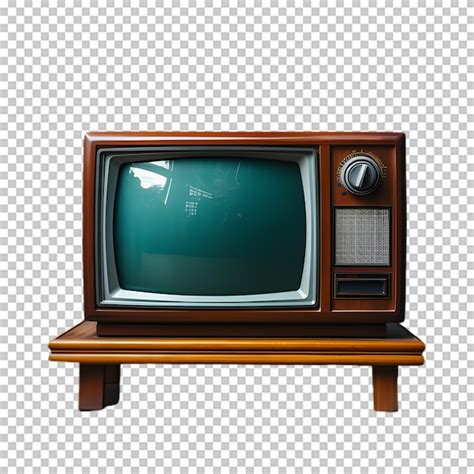 Premium PSD Old Television Isolated On Transparent Background