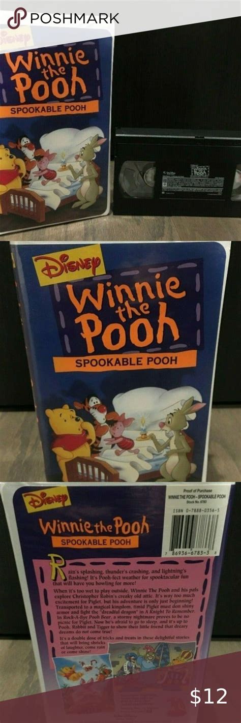 Winnie The Pooh Spookable Pooh VHS Tape