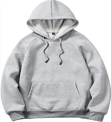 Fleece Grey Men Fashion Hoodies, Size: Medium at ₹ 300/piece in Mumbai | ID: 2851904542297