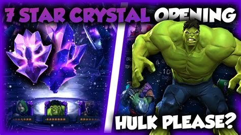 13th 7 Star Pulled 7 Star Crystal Opening Marvel Contest Of Champions Youtube