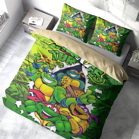 Tmnt Queen Bedding Set Hanaposy