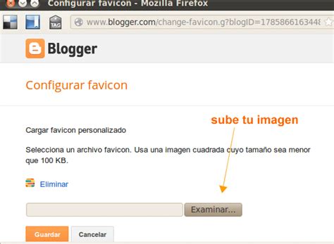 C Mo Cambiar El Icono De Blogger Trucos Dise O Web