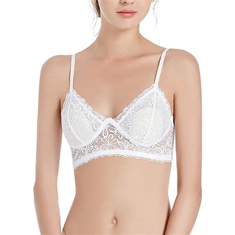 Plunge Bra Rimless Bra Thin Cup Girl Sexy Comfortable Lace Underwear