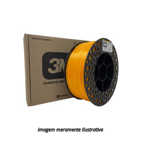 FIlamento PLA 1 75mm 1Kg Dourado Para Impressora 3D 3N3 Arduino E