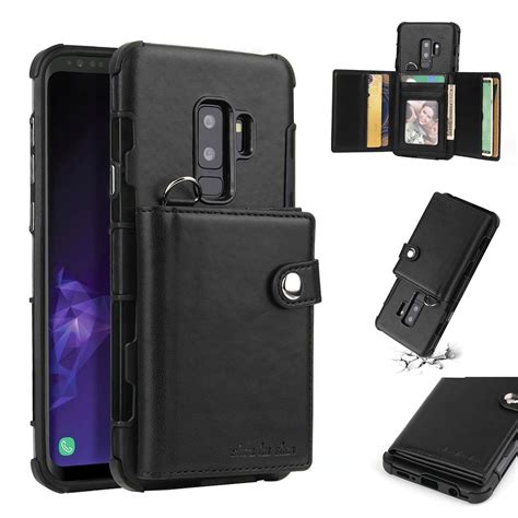 Luxury Wallet Leather Case For Samsung Galaxy S9 Back Cover Case For Samsung S9 Plus S 9 Phone