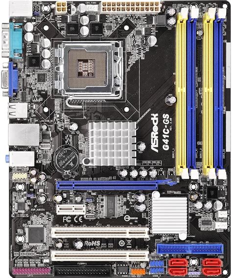 Материнская плата ASRock G41C-GS R2.0 s-775 G41 купить | Elmir - цена ...