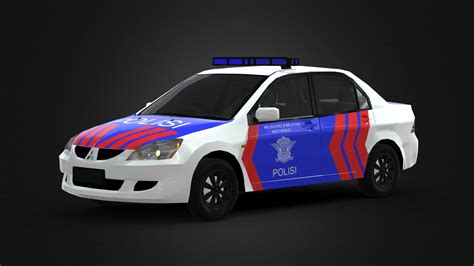 Indonesia Police Car D Model